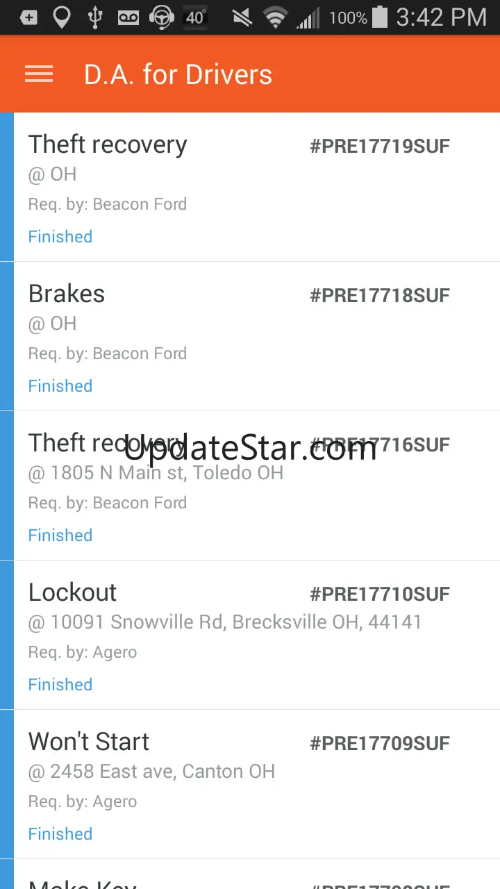 Dispatch Anywhere for Drivers 3.10.27