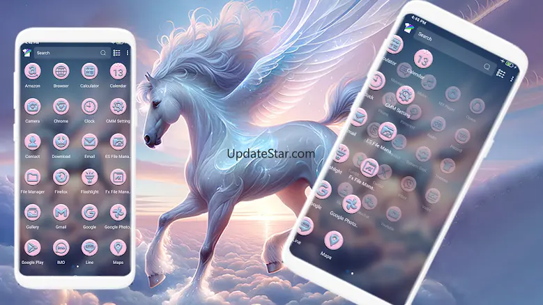 Pink Flying Unicorn Theme 1.1.1