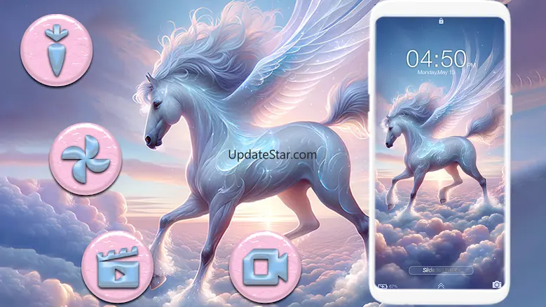 Pink Flying Unicorn Theme 1.1.1