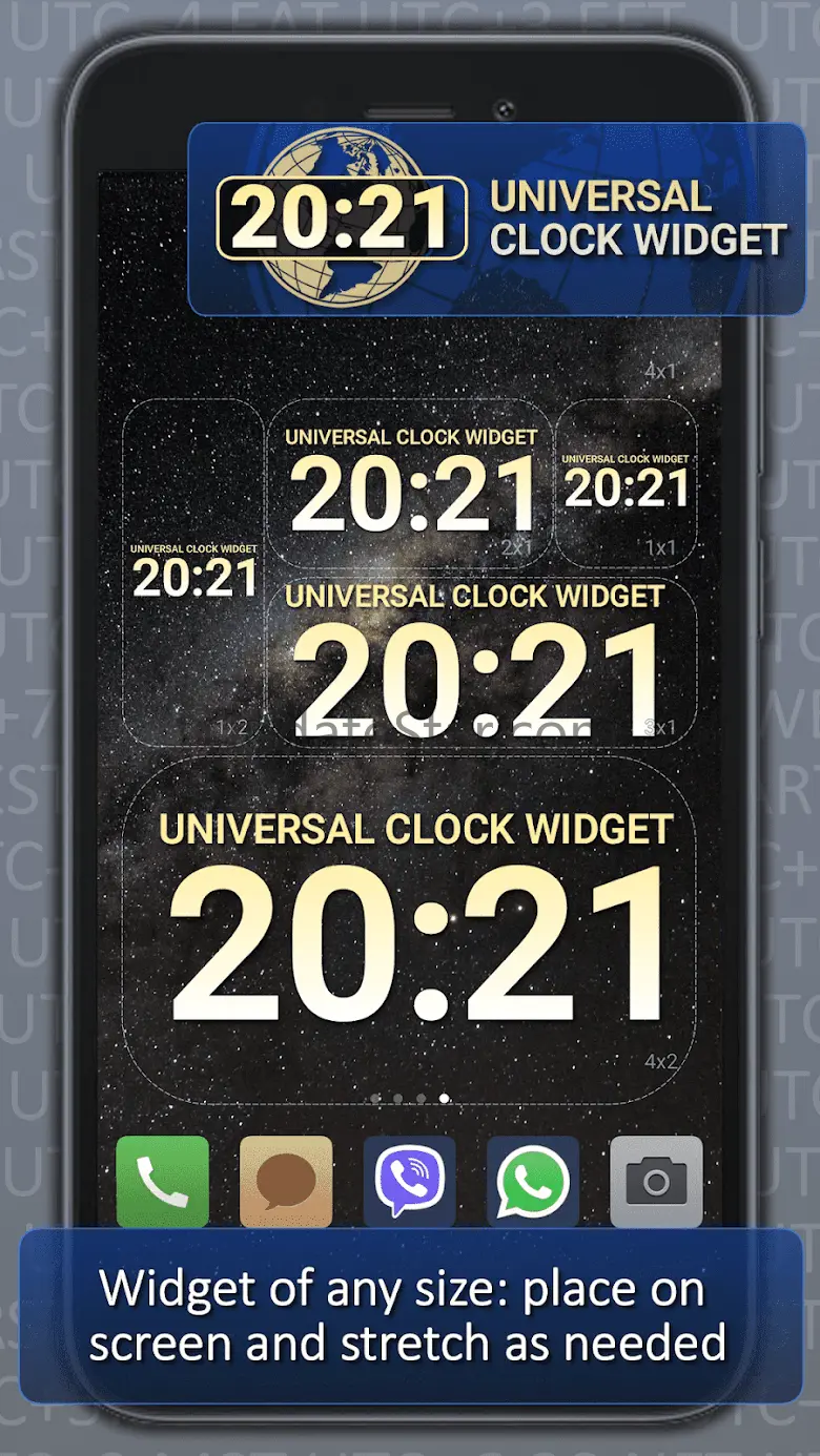Universal Clock widget 2021 1.10.7