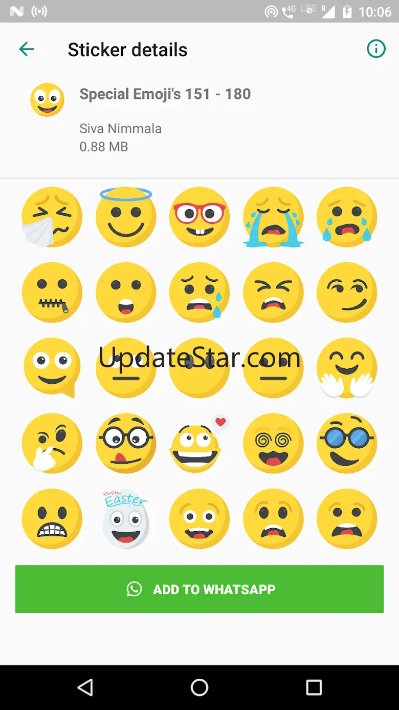 Special Emojis 200 Stickers fo 1.3