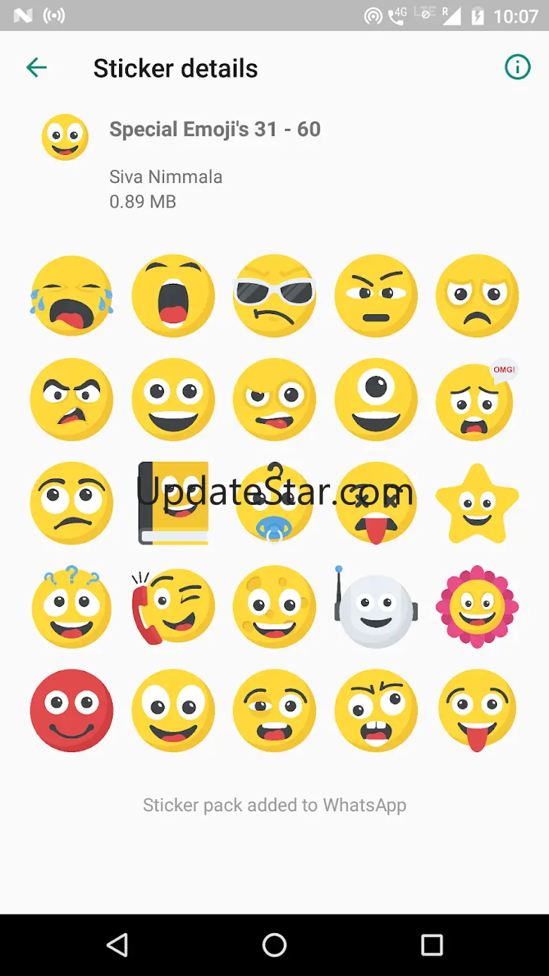 Special Emojis 200 Stickers fo 1.3