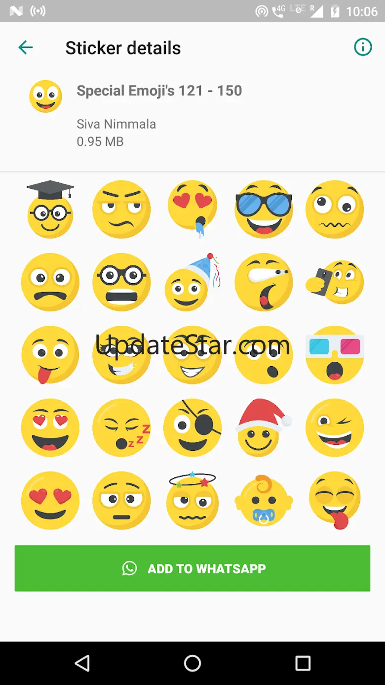 Special Emojis 200 Stickers fo 1.3
