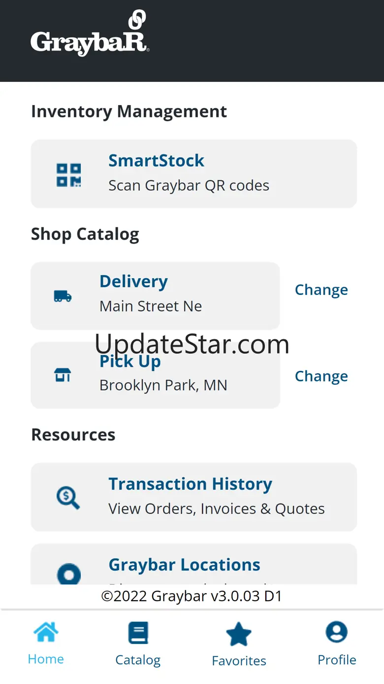 The Graybar Mobile App 1.01