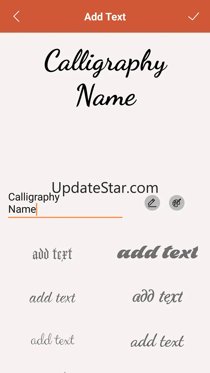 CALLIGRAPHY NAME - Add text ov 1.4