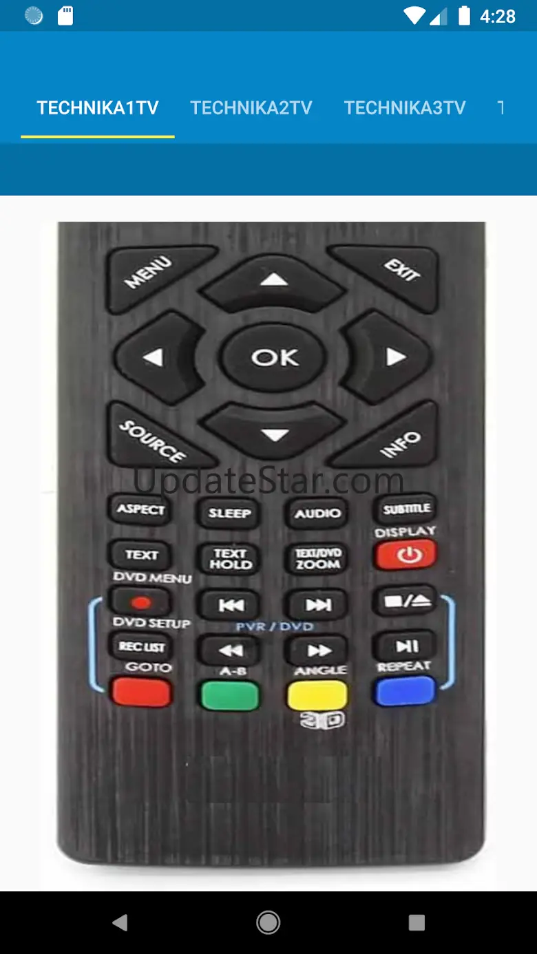 Technika TV Remote Control 1.1.9