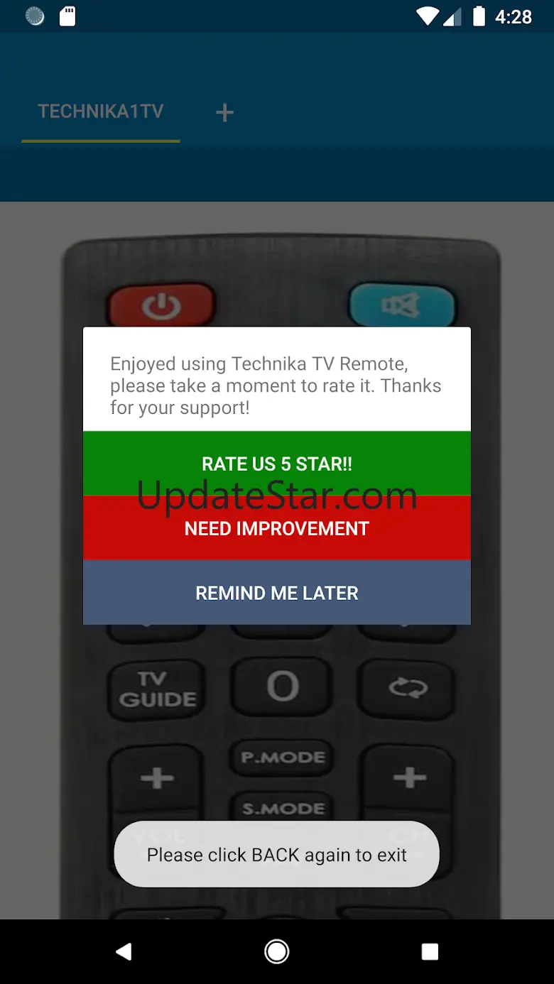 Technika TV Remote Control 1.1.9