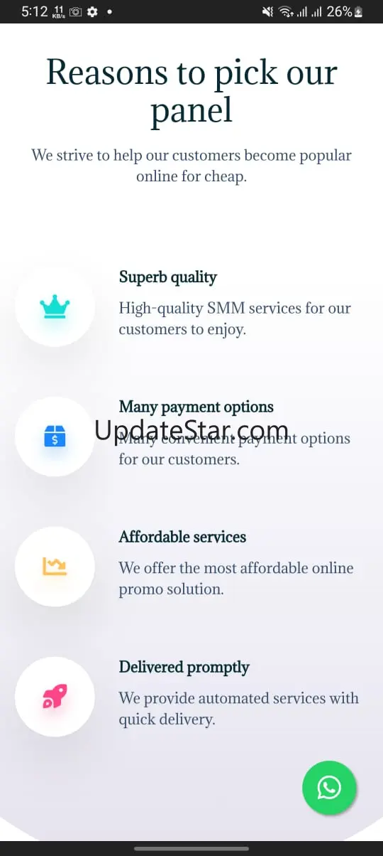 Updatesmm.Com - SMM Panel 4.0.2