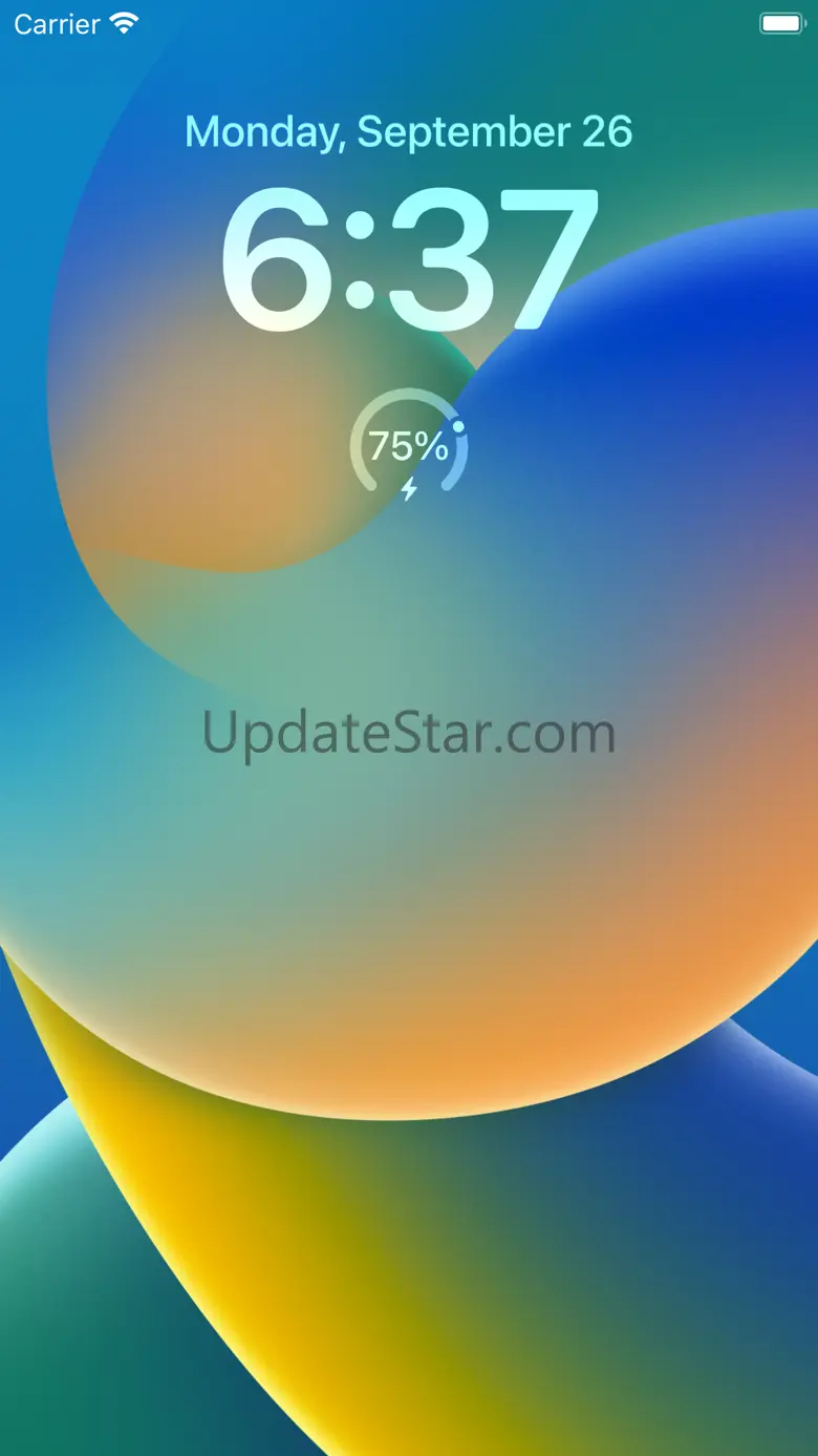Battery percentage (%) widget 1.5
