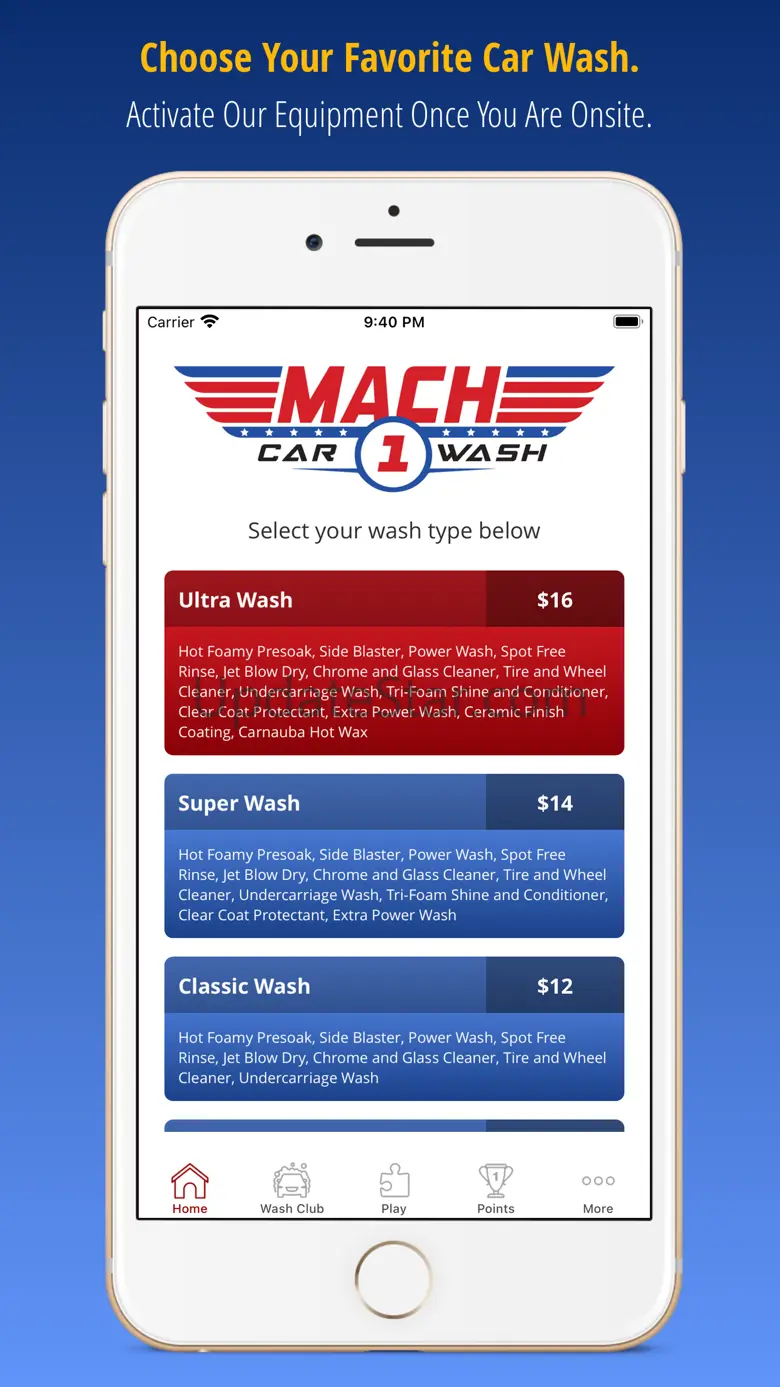 Mach 1 Car Wash 1.0