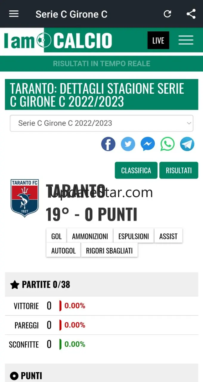 Serie C Girone C 2023-24 LIVE
