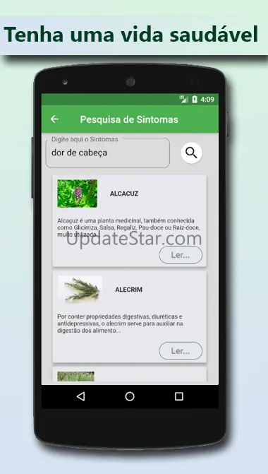 Sintomas tratamentos Ervas med 3.17.0