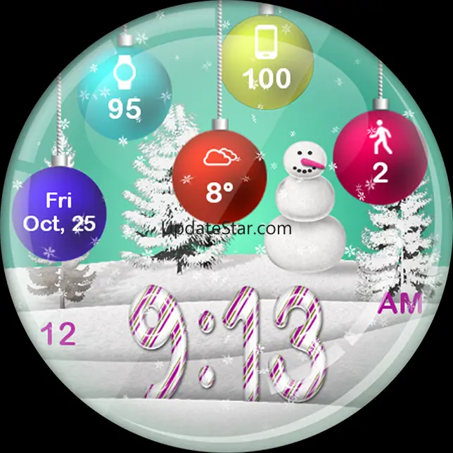 Christmas Snow HD Watch Face 6.2.2