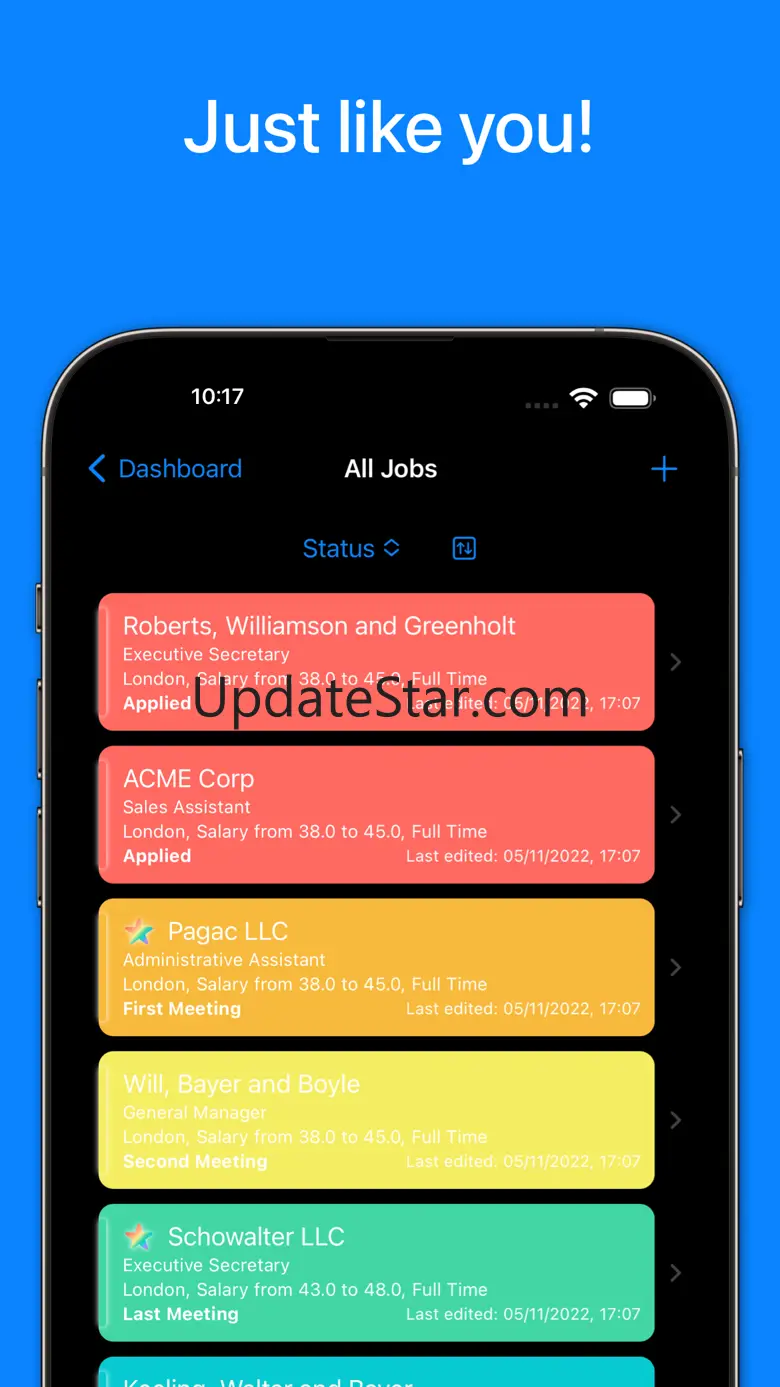 JobTrackr 1.1.0