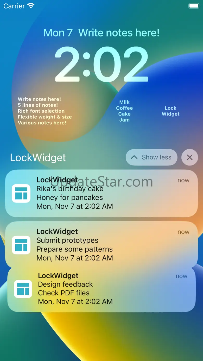 Lock Widget - Sticky Notes 1.0.3