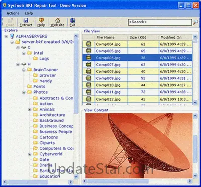 Restore BKF File 6.0