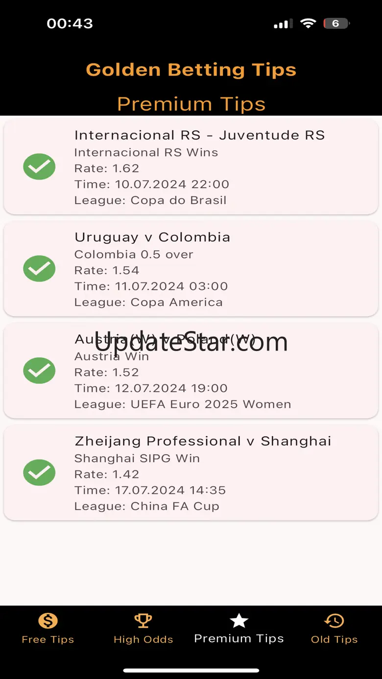 Golden Betting Tips 1.9.4