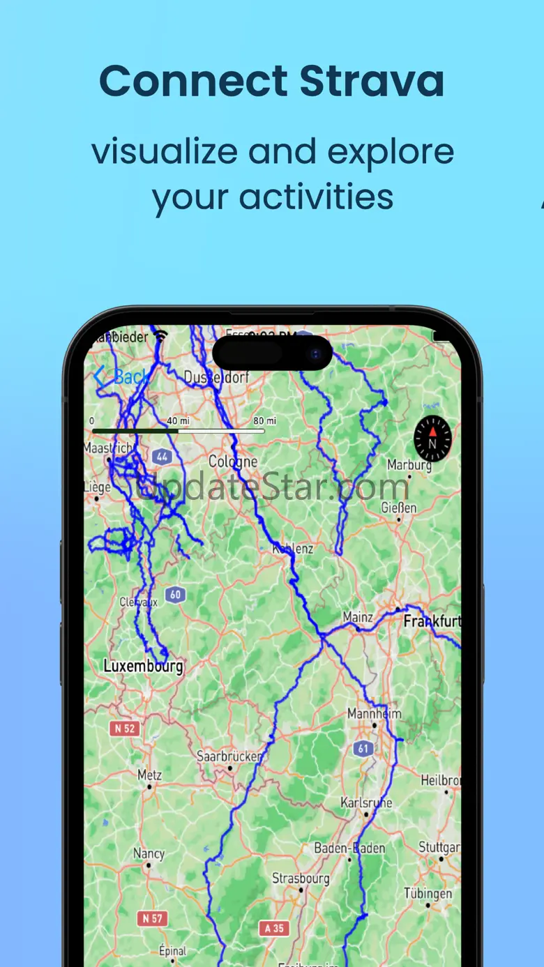 Strava Heatmap 3D workout map 1.6.3