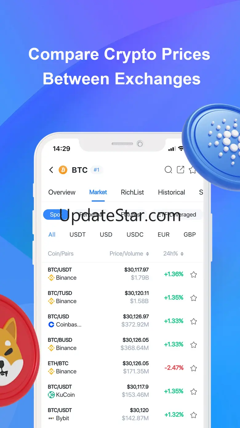 CoinCarp: Crypto Price Tracker 1.2.8