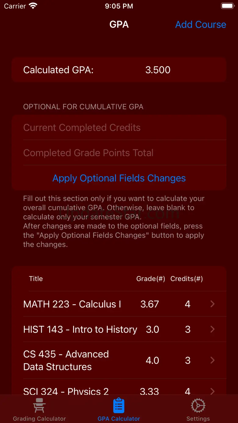 EZGradeCalc 1.0.2