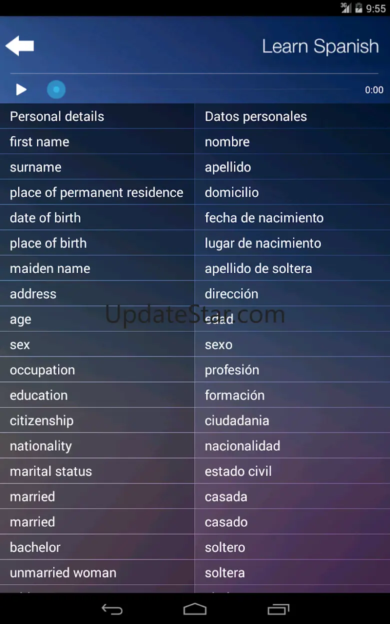 Quick Spanish - Learn Spanish 1.13