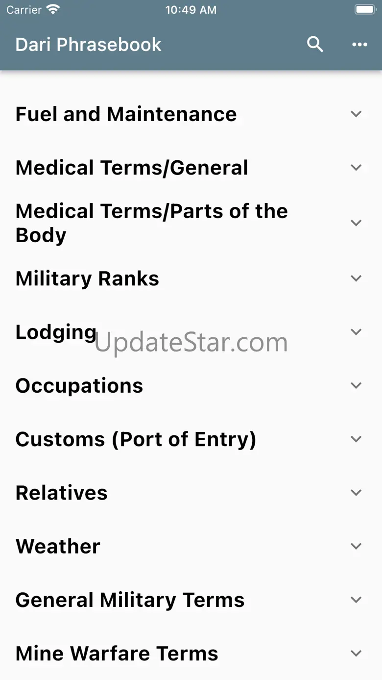Dari Phrasebook 1.2.0