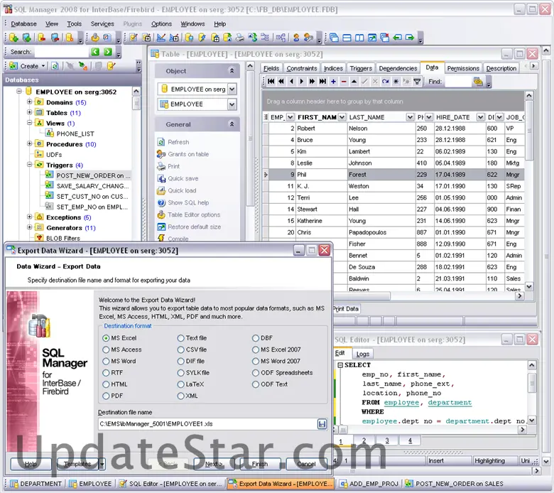 EMS SQL Manager 2005 for InterBase/Firebird 5.0
