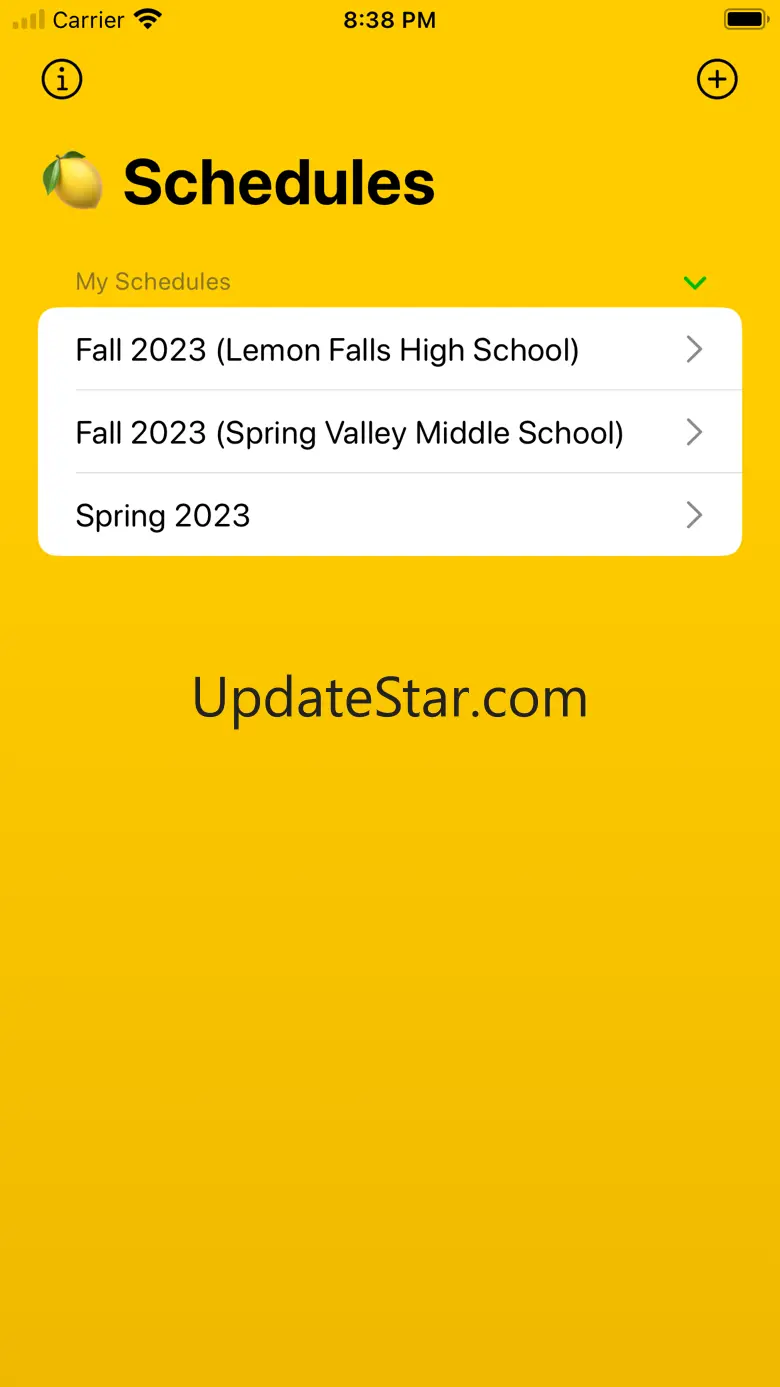 Lemon Schedules 1.0.7
