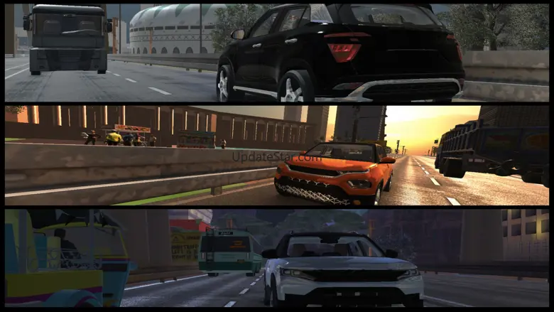 Indian car traffic racing  3d 5