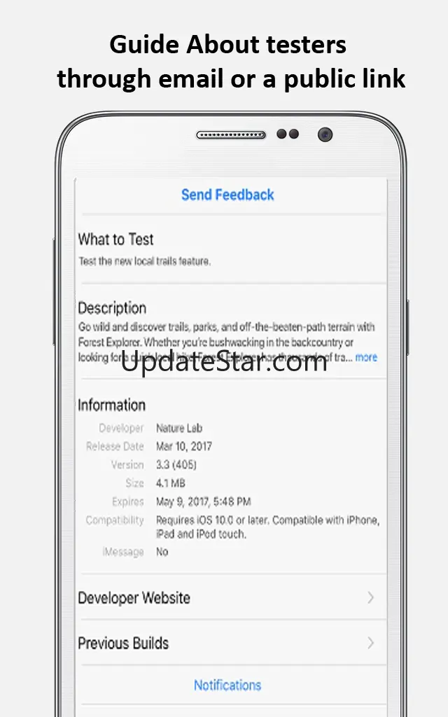 how to test devices iOS 1.0.1