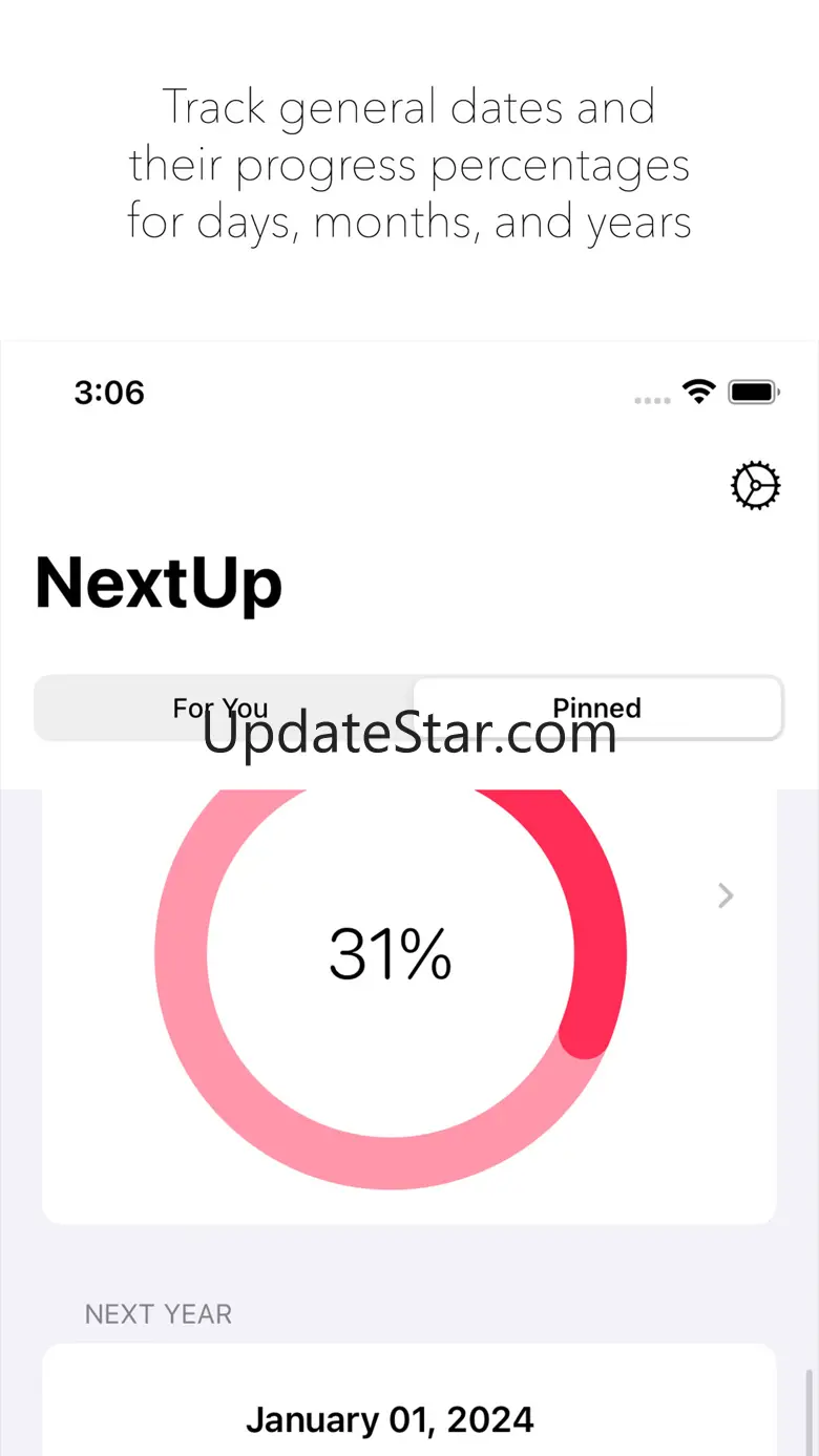 NextUp - Progress Percentages 1.0