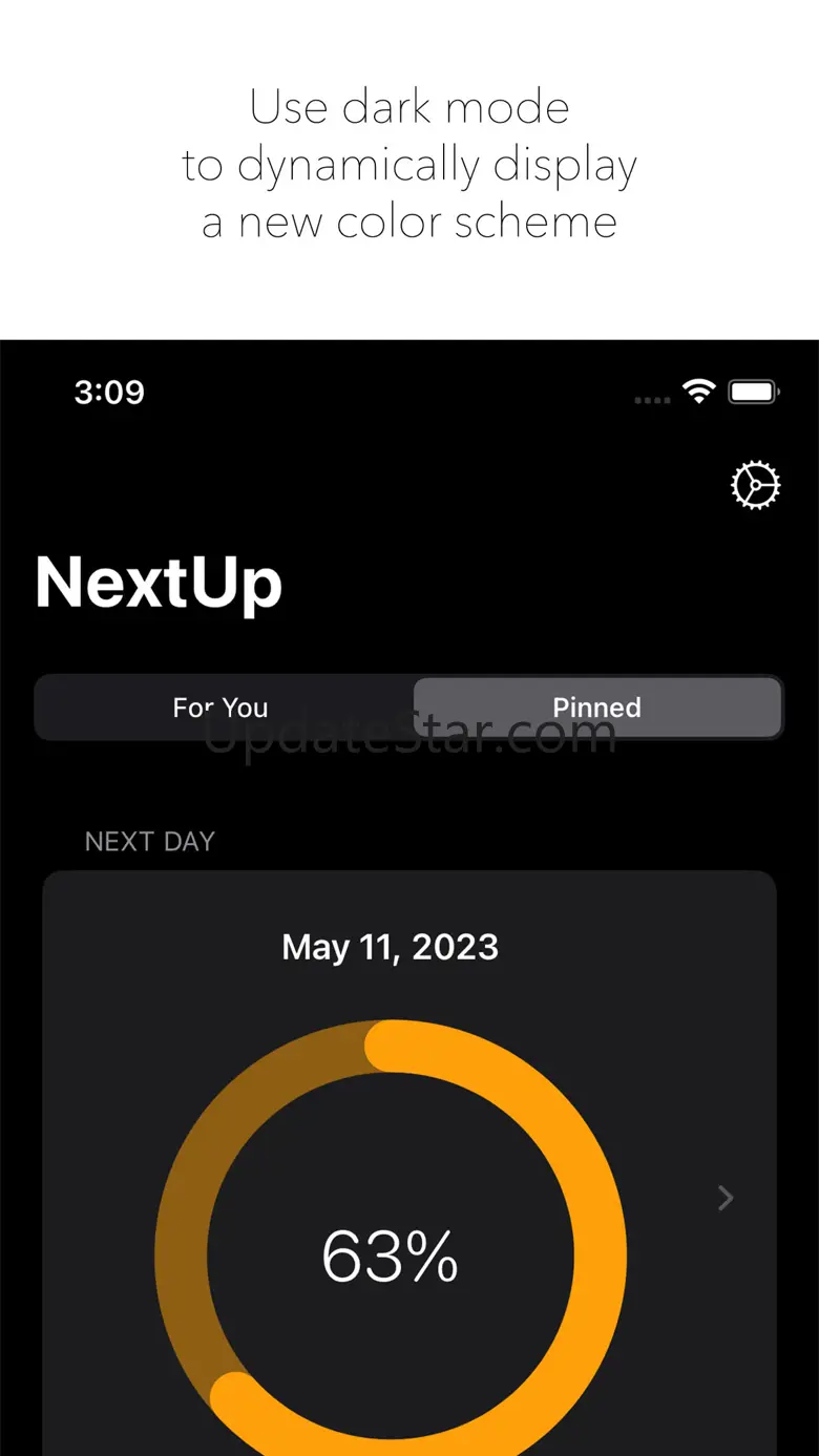NextUp - Progress Percentages 1.0