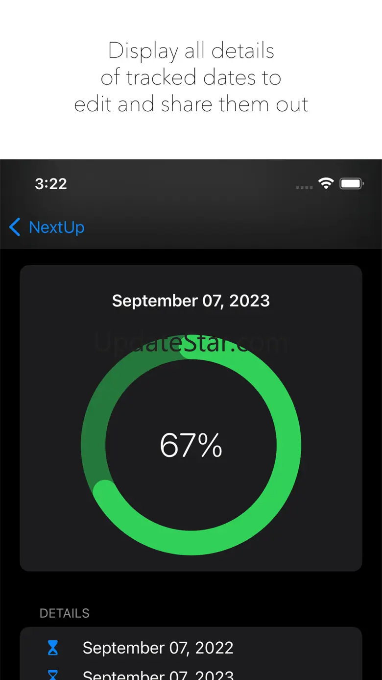 NextUp - Progress Percentages 1.0