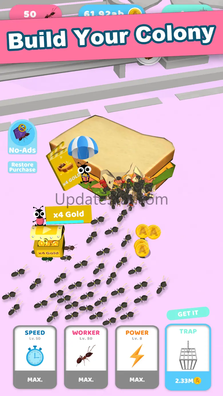 Ant Simulation - Idle Manager 2.0