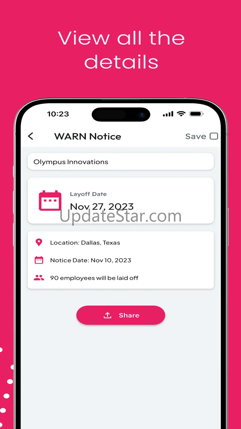 Layoff Alerts 1.2.1