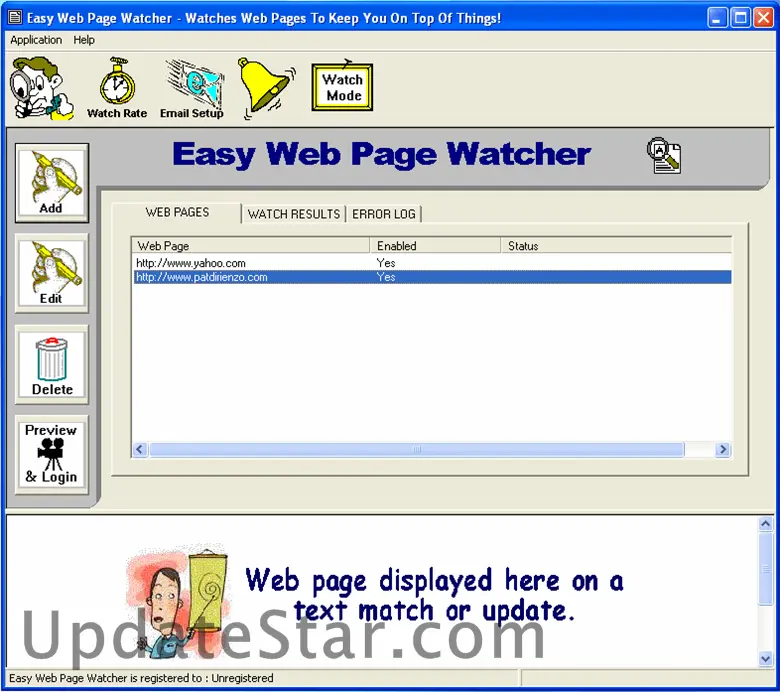 Easy Web Page Watcher 4.9