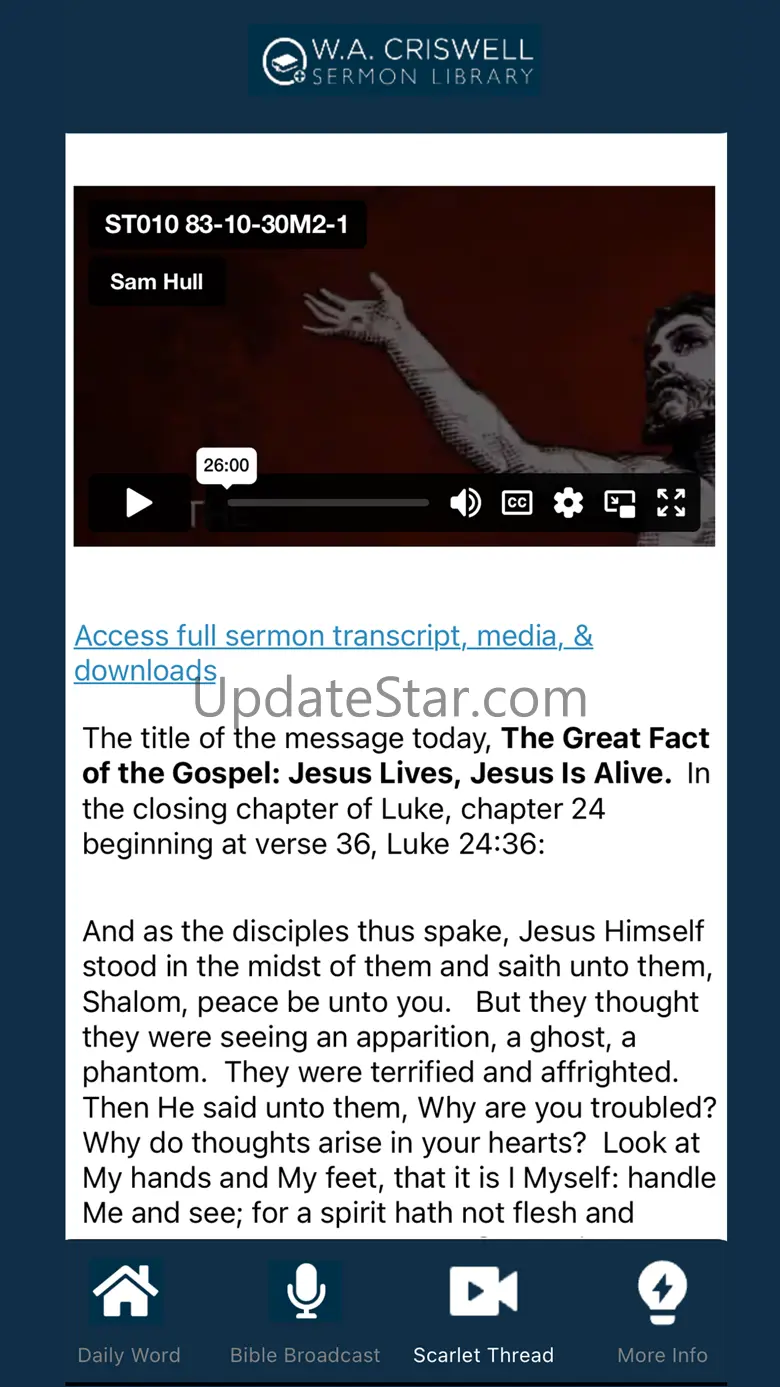 Criswell Sermon Library Mobile 1.6