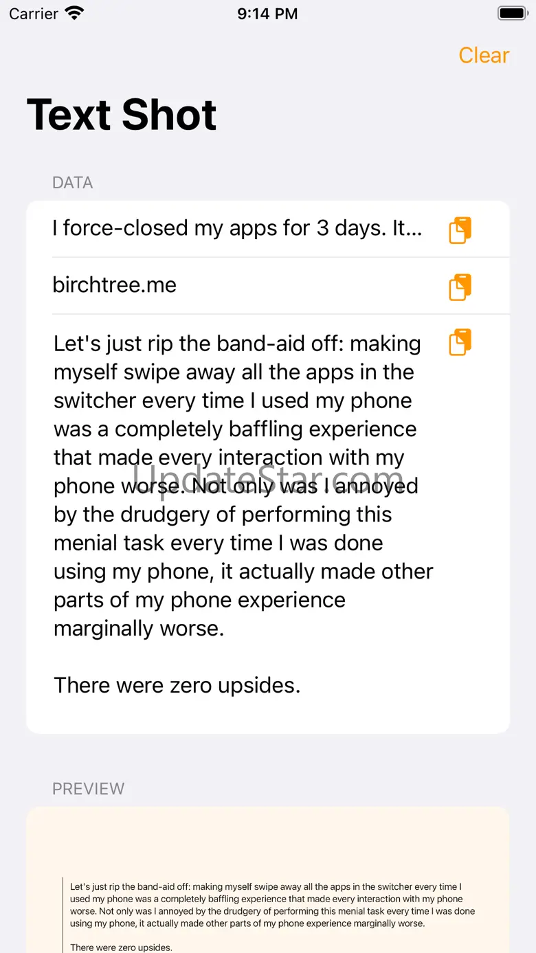 Text Shot 1.2