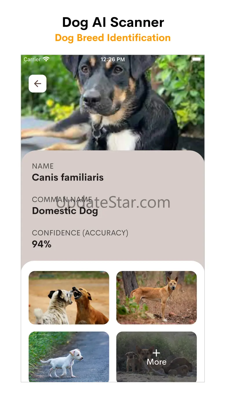 Dog AI Scanner and Identifier 1.0