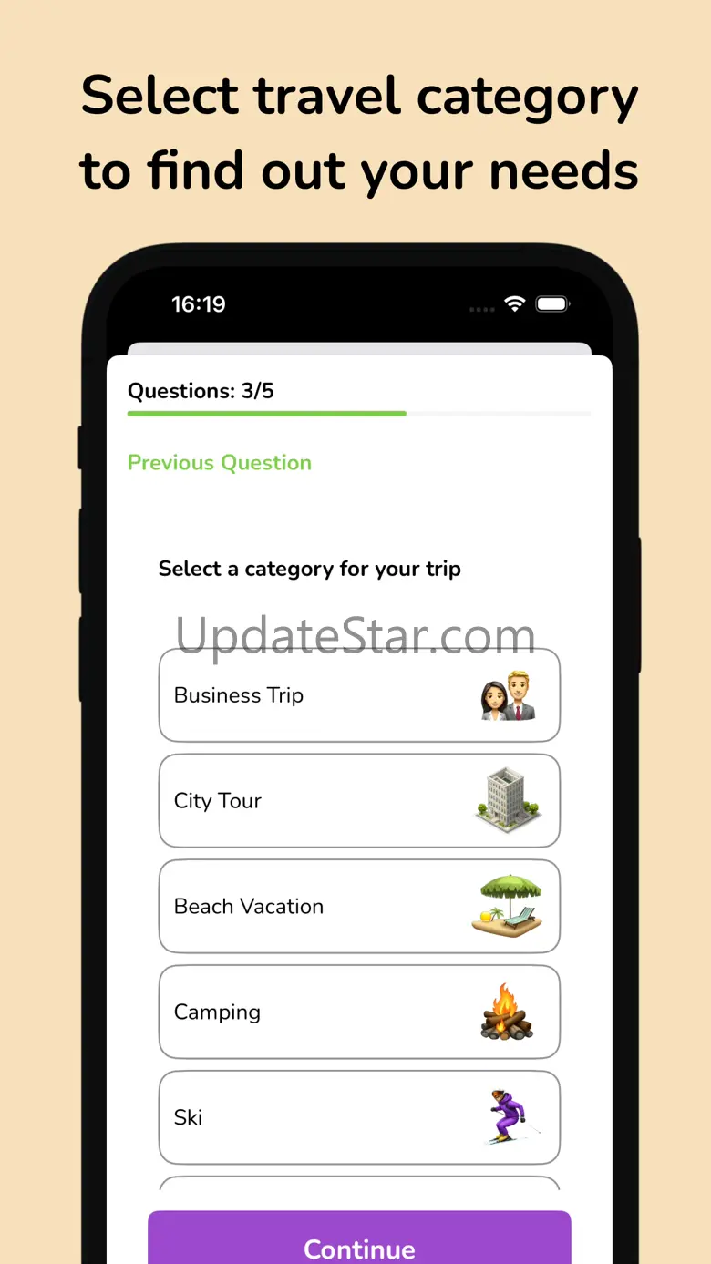 Packify: Travel Packing List 1.8