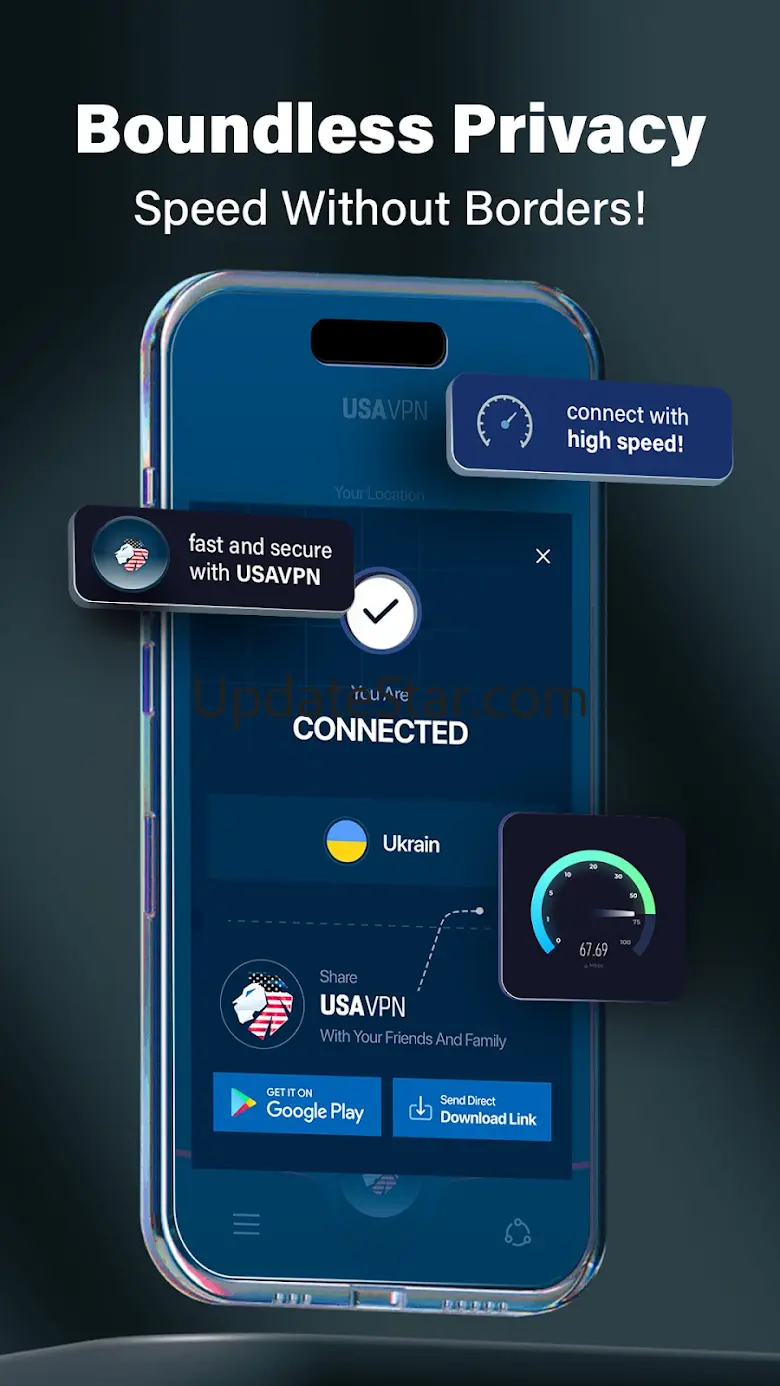 USA VPN: Fast & Secure VPN 2.2