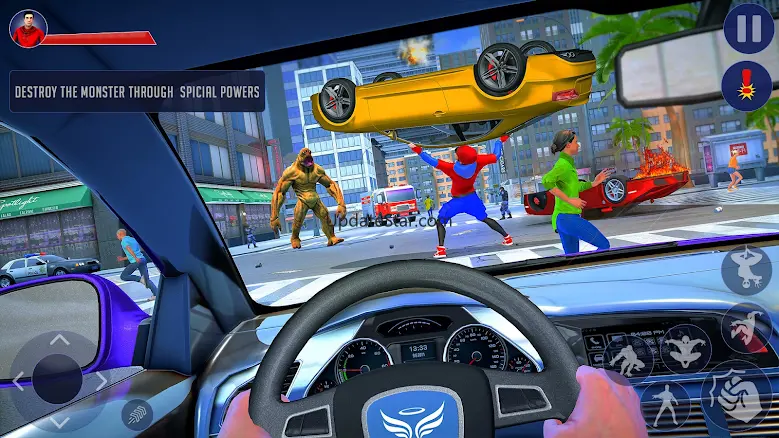 Flying Spider Fight Hero Games 28