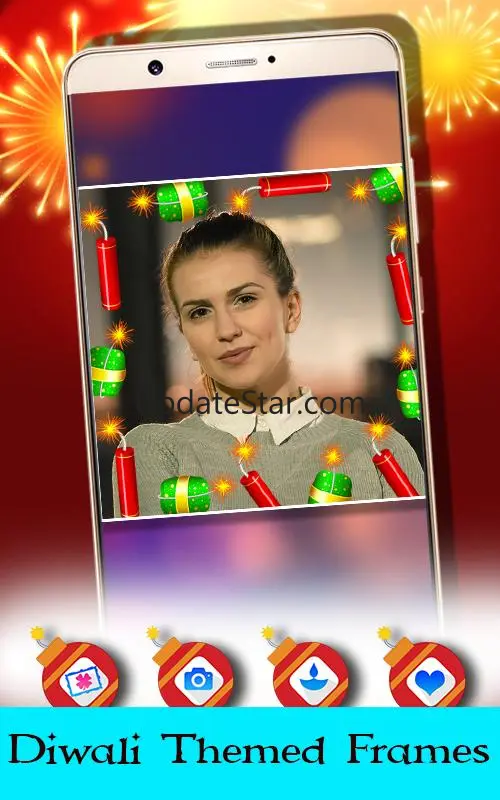 Diwali Video Maker: photo fram 1.2