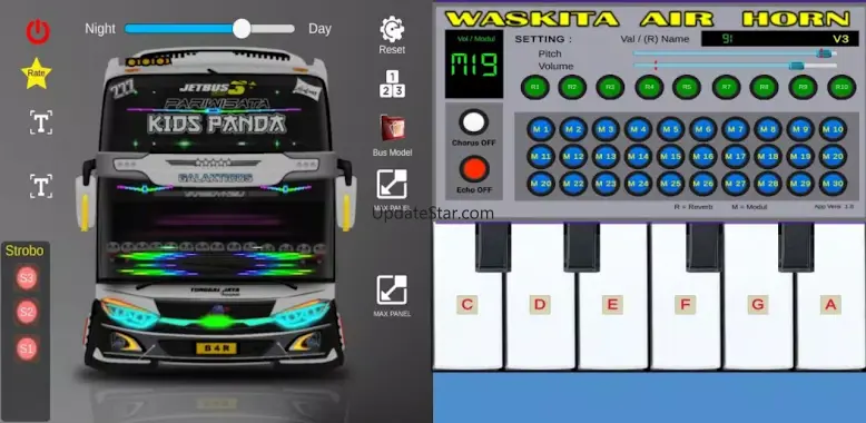 Bus Telolet Basuri V3 Pianika