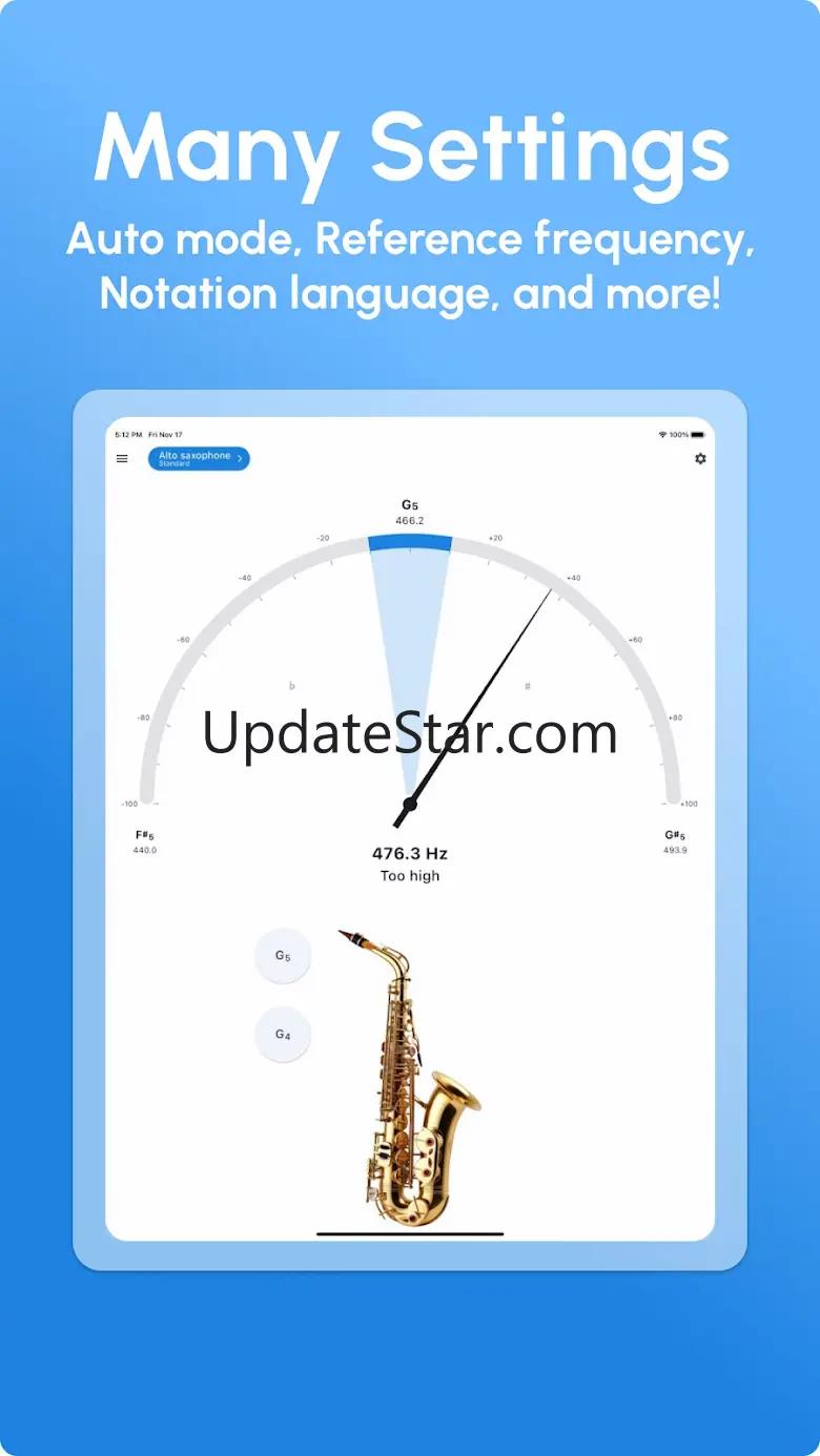 Saxophone Tuner - LikeTones 9.3.1