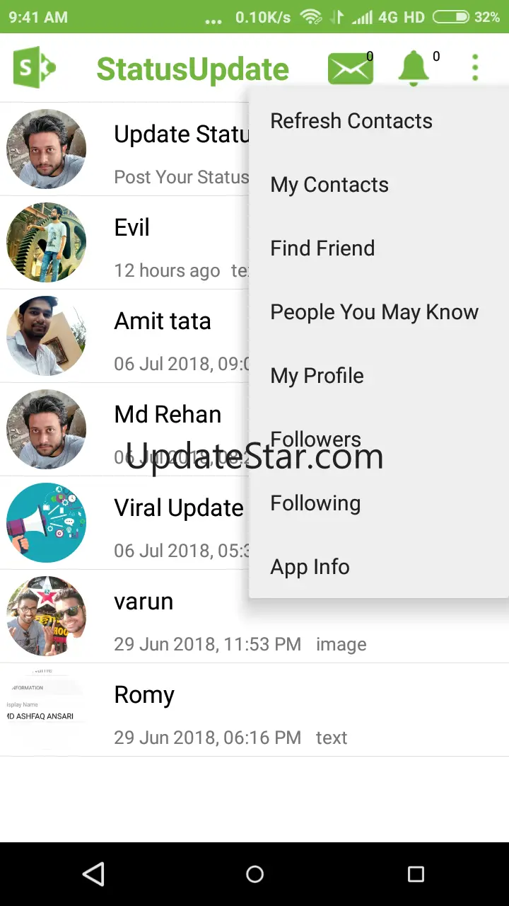 StatusUpdate 2.5