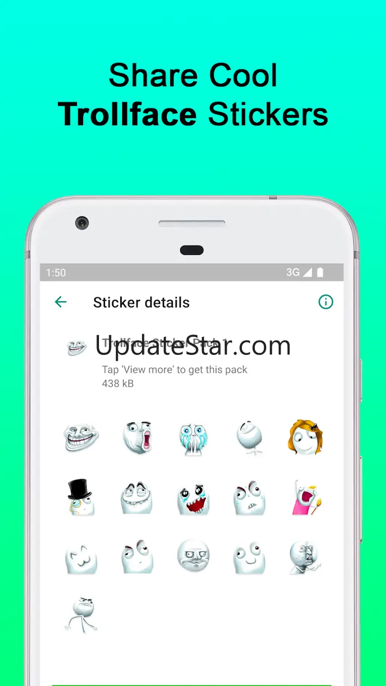Troll Face Stickers - 3D 5.0