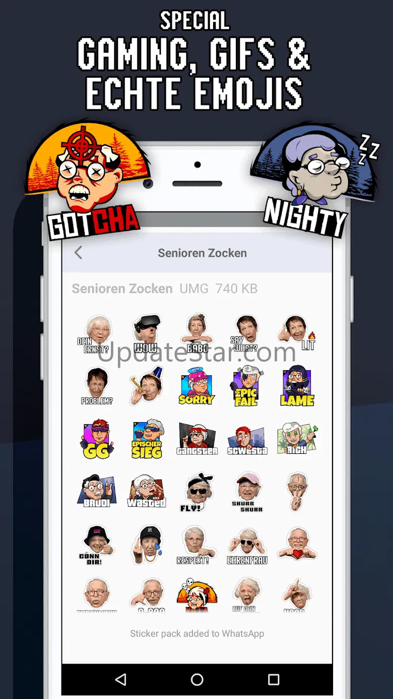 Senioren Zocken Emoji App + GI 1.0