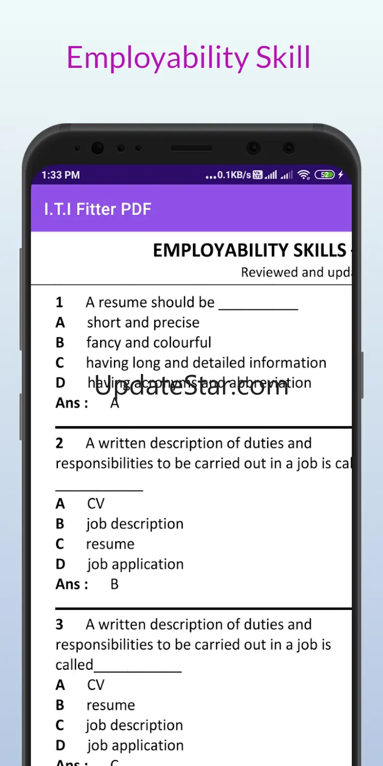 ITI Fitter PDF & MCQ Quiz 2023 1.0