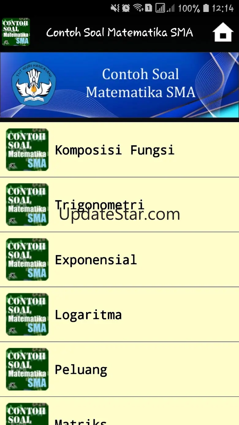 Contoh Soal Matematika SMA 1.0.1
